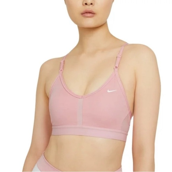 Bundle (3) Nike Women's Indy V Neck Low Impact Sports Bras - Picture 8 of 11